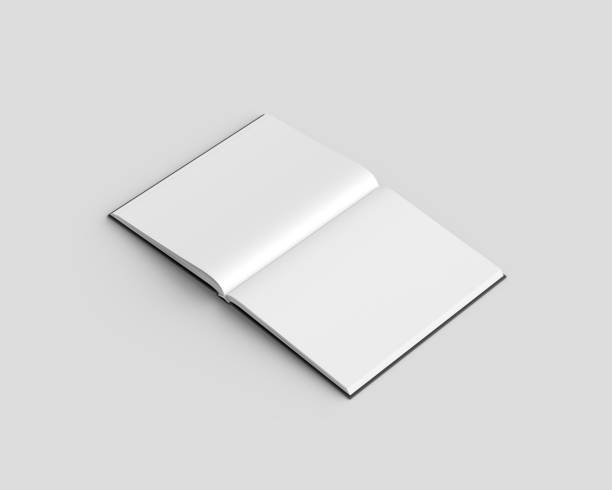 istock Blank magazine template on gray background 1857435215