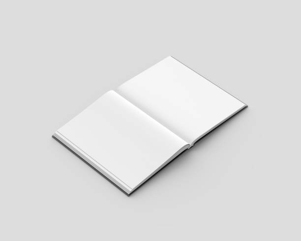 istock Blank magazine template on gray background 1857436257
