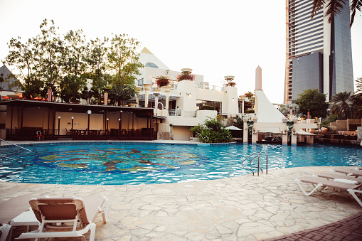 Luxury residence swimming pool.