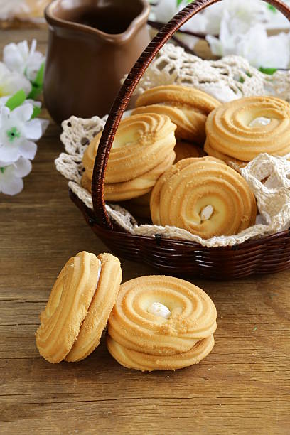 istock homemade cookie from the short pastry, dessert gift 185744977