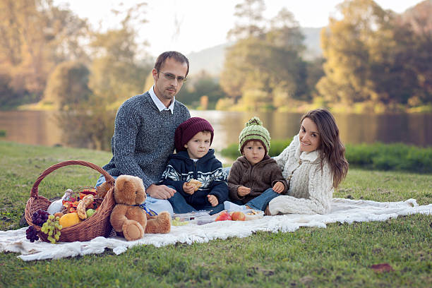 istock Family on picnic 185747315