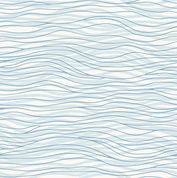 ilustrações, clipart, desenhos animados e ícones de abstrato sem costura padrão - wave pattern water seamless
