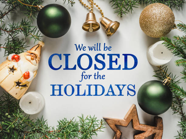 istock We will be closed for the Holidays 1857552718