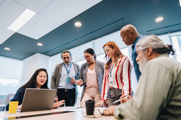 istock Business people doing a meeting in the office 1857553263