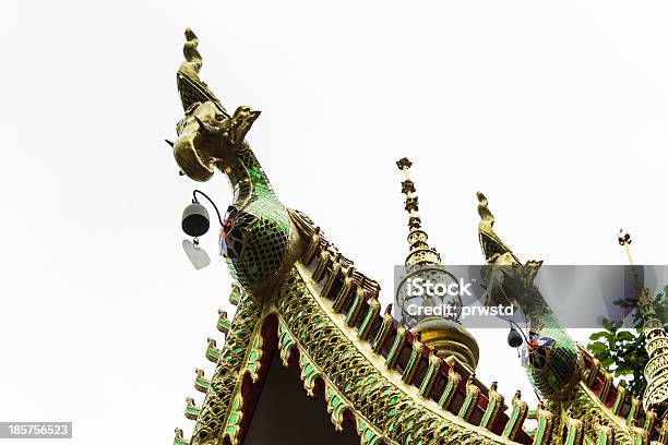 Foto de Hussadeeling Estátuas Ubosot Em Wat Fa Presunto e mais fotos de stock de Azul - Azul, Buda, Cisne