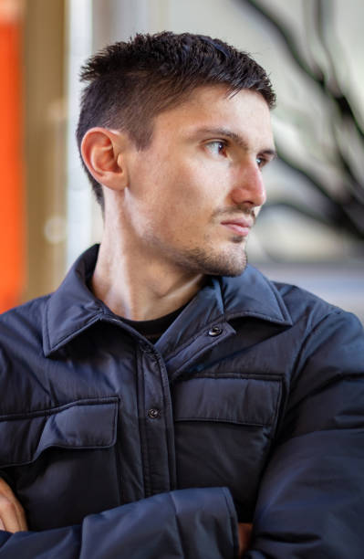 istock Portrait of a young handsome caucasian guy. 1857568531
