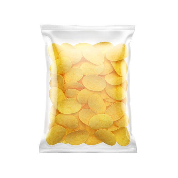 istock Bag Food Packaging Mockup 3D Rendering on White Background 1857587908