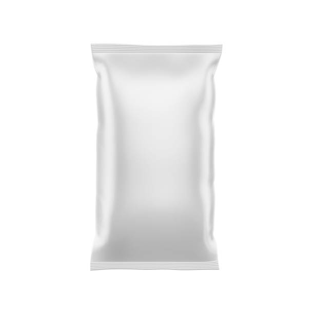 istock Bag Food Packaging Mockup 3D Rendering on White Background 1857598600