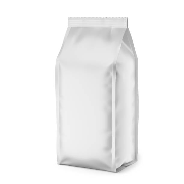 istock Bag Food Packaging Mockup 3D Rendering on White Background 1857603311