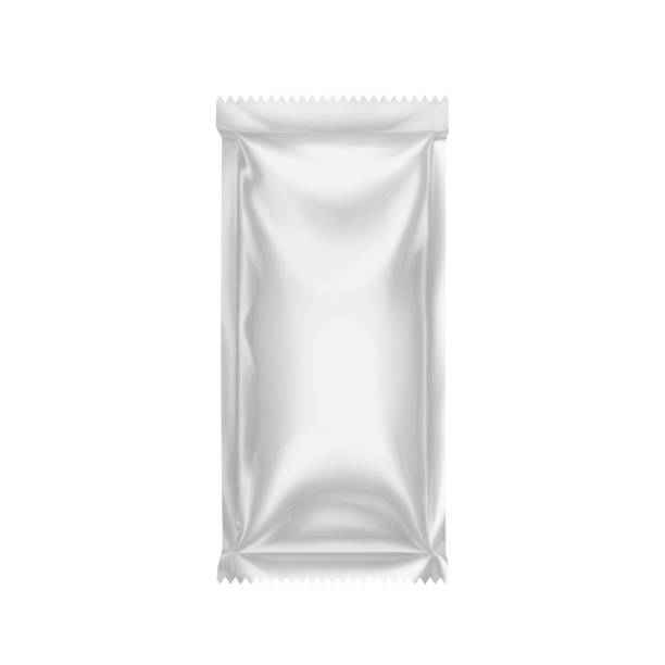 istock Bag Food Packaging Mockup 3D Rendering on White Background 1857603940