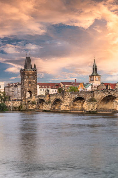 istock Prague - Charles bridge over the Vltava River, Czech Republic 1857619890