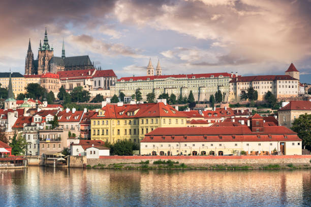 istock Prague Castle over the Vltava River, Czech Republic 1857623019