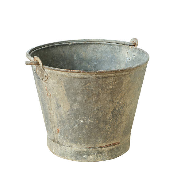 istock Old metal bucket 185763180
