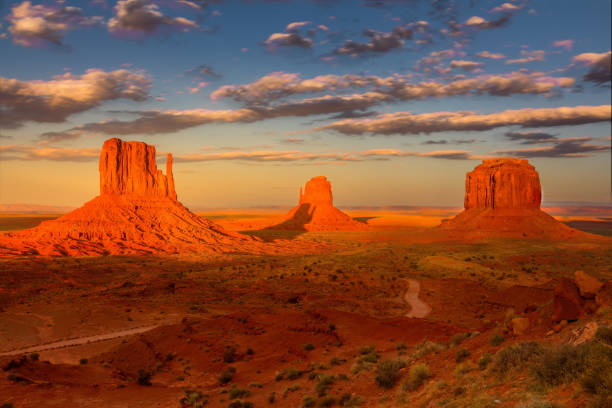 istock Signature view over the Monument Valley at sunset 1857659130