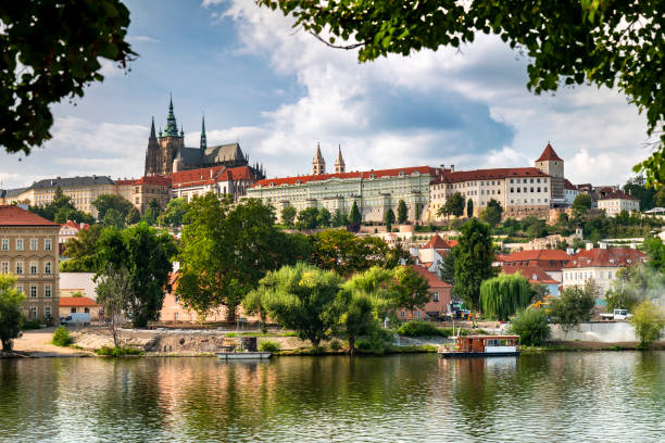 istock Prague Castle over the Vltava River, Czech Republic 1857692407