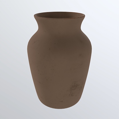 Vase isolated on white background