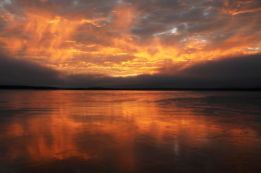 Sunrise at Peruvian Amazon