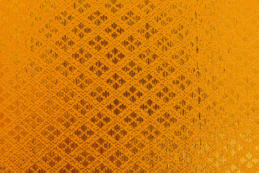 Golden textile for background.