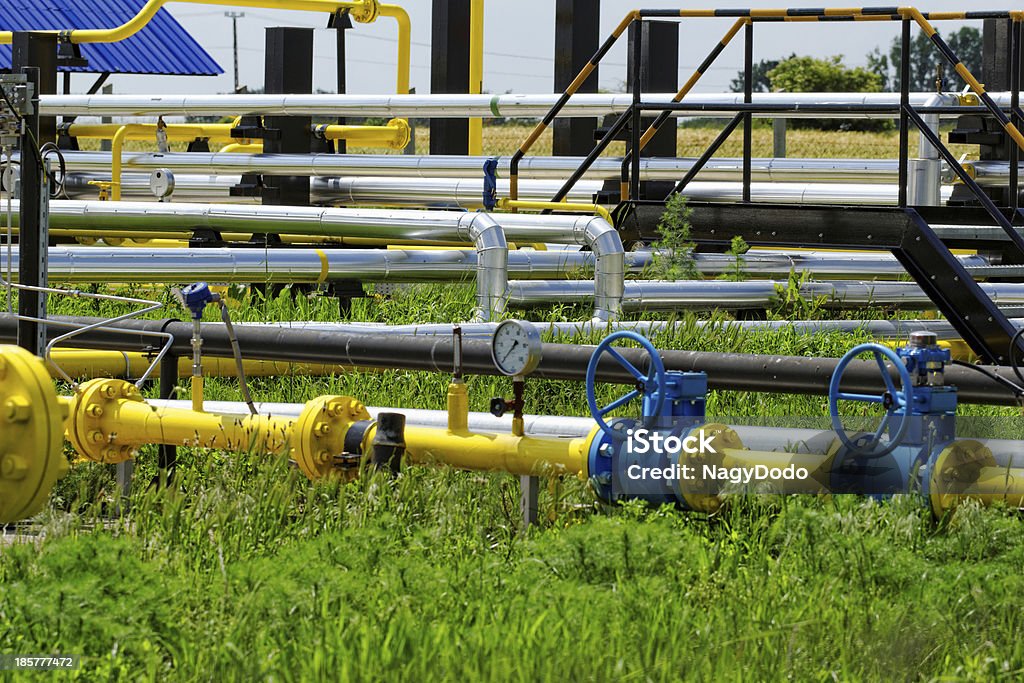 Tuberías industriales - Foto de stock de Acero libre de derechos