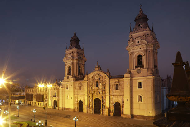 istock Lima Cathedral in Plaza de Armas 1857783816