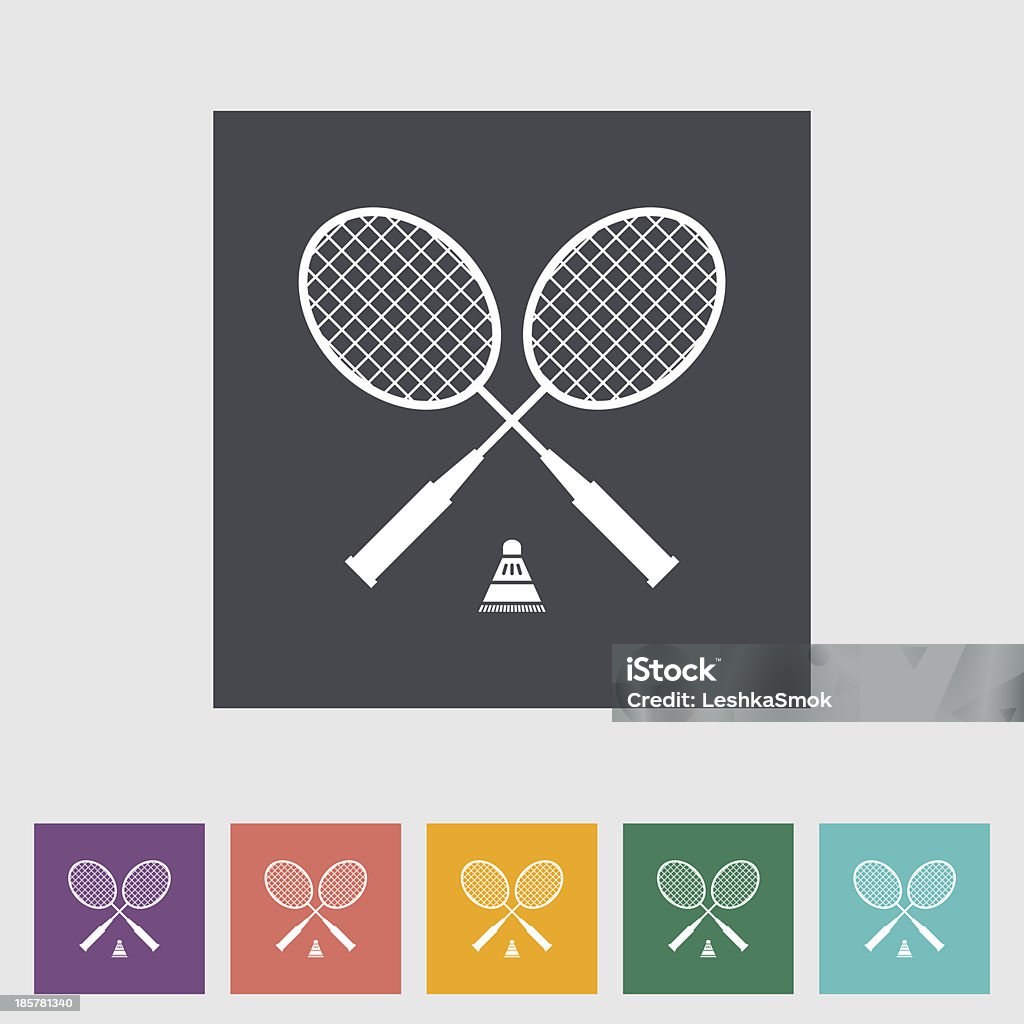 Badminton - Grafika wektorowa royalty-free (Badminton - sport)