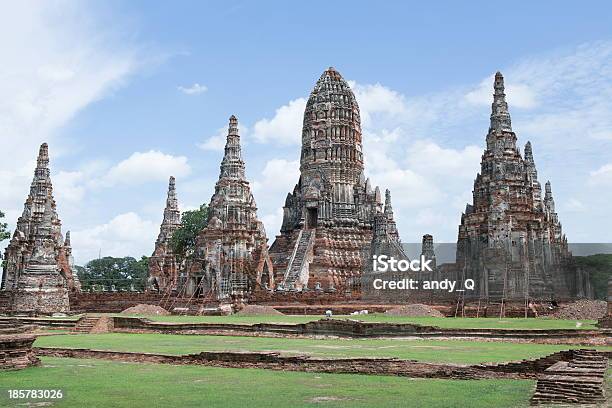 Photo libre de droit de Wat Chaiwatthanaram banque d'images et plus d'images libres de droit de Architecture - Architecture, Asie, Ayuthaya