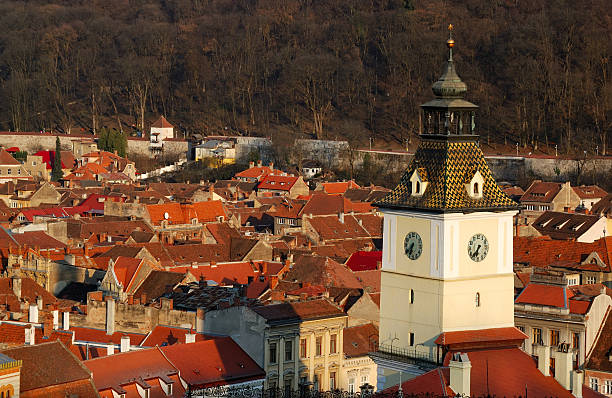 istock Brasov, Council Square tower, Romania 185783568