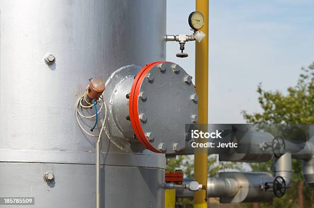 Indústria De Petróleo E De Gás - Fotografias de stock e mais imagens de Abastecer - Abastecer, Alavanca, Aço