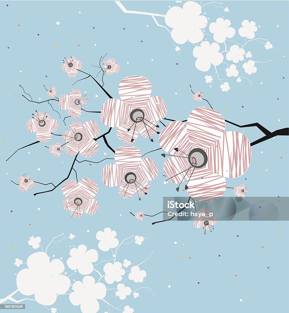 Sakura - Royalty-free Cultura Japonesa arte vetorial