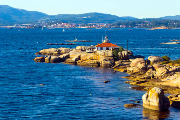istock Punta Cabalo lighthouse. Arousa Island. 1857900251