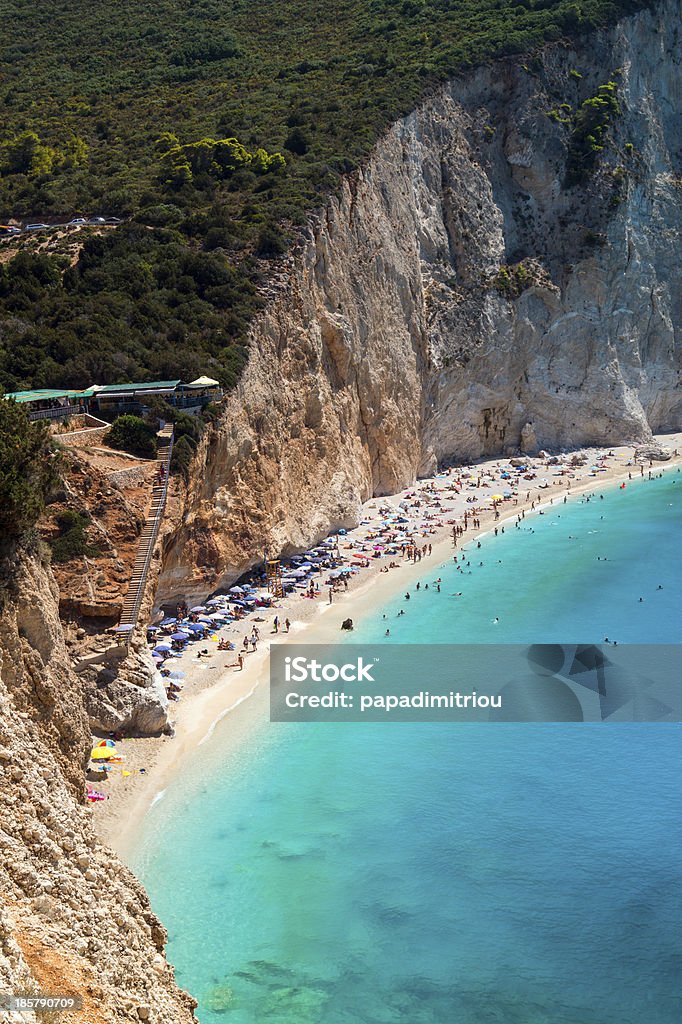 Porto Katsiki beach at Lefkada island, Greece Ionian Sea Stock Photo