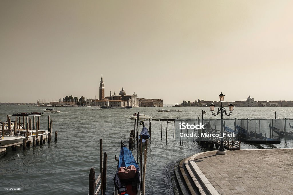 Wenecja-San Giorgio Maggiore widok - Zbiór zdjęć royalty-free (Bez ludzi)