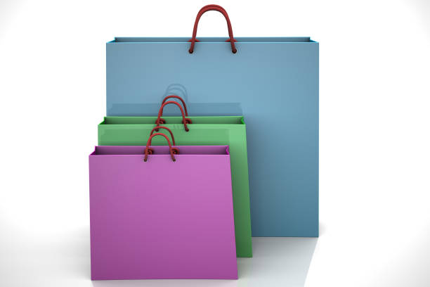 Shopping bags stock photo