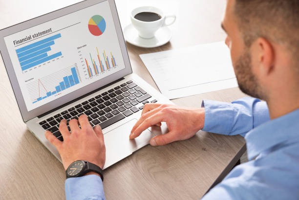 istock Business analyst in the office. Office worker 1857933091