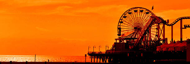 Malibu Pier stock photo