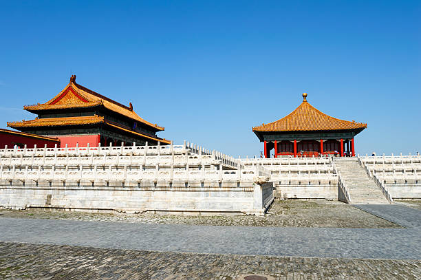 zakazane miasto - beijing temple of heaven temple door zdjęcia i obrazy z banku zdjęć