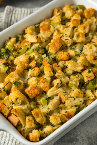 istock Organic Holiday Thanksgiving Bread Stuffing 1858027651