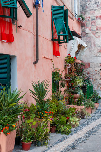 glimpses of Finalborgo in Liguria