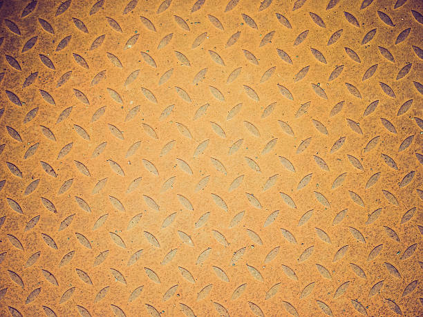 istock Vintage retro steel background 185811370