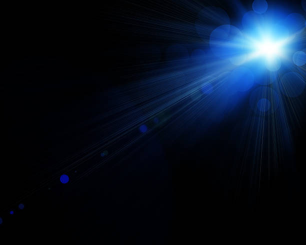 istock illustration of spotlight with glowing snow 185812040