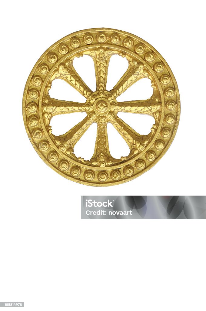 Dharma Isoliert Auf Weißem Hintergrund Clippingpfad Enthalten Stockfoto