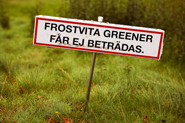 istock Frost White greens may not be entered 185817688