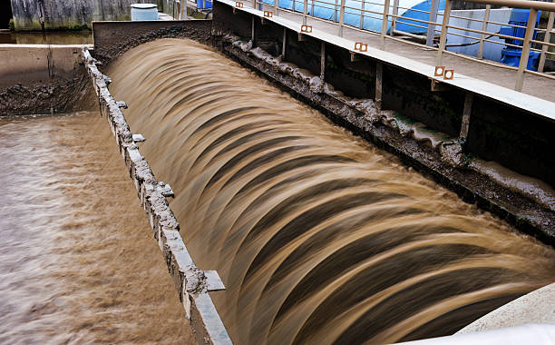 istock Modern urban wastewater treatment plant. 185817920