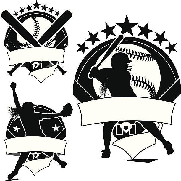 Girls Softball Icons, Pitcher, Batter, Ball Background Girls Softball Icons, Pitcher, Batter, Ball Background. Graphic Illustrations of a set of Girls Softball Icons, Pitcher, Batter, Ball, All-Star. Check out my "Baseball Summer Sport" light box for more. softball pitcher stock illustrations