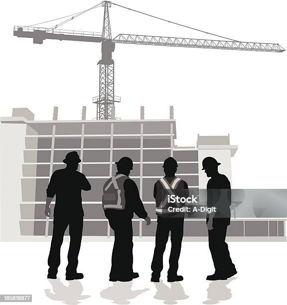 Safety Vest Workers Stock Illustration - Download Image Now - Adult, Adults Only, Black Color