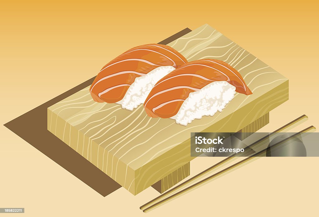 sushi Nigiri - clipart vectoriel de Aliment libre de droits