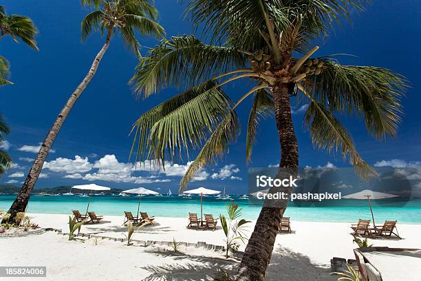 Tropisches Resort Stockfoto und mehr Bilder von Bahamas - Bahamas, Baum, Chaiselongue
