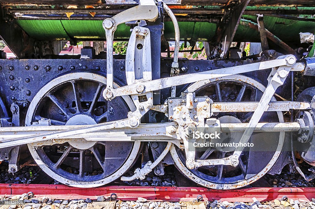 Wheels Пар locomotive - Стоковые фото Machinery роялти-фри