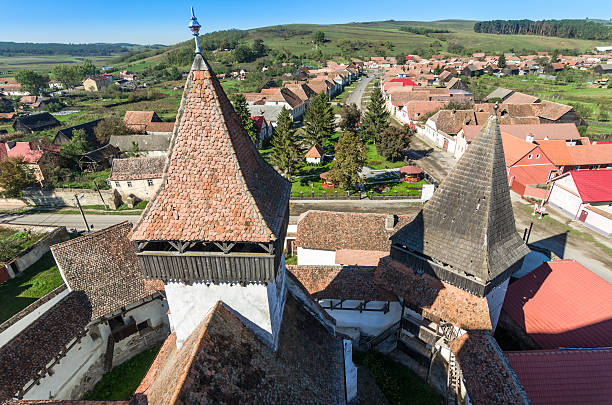 istock Homorod overview from the vilage Church tower 185827152
