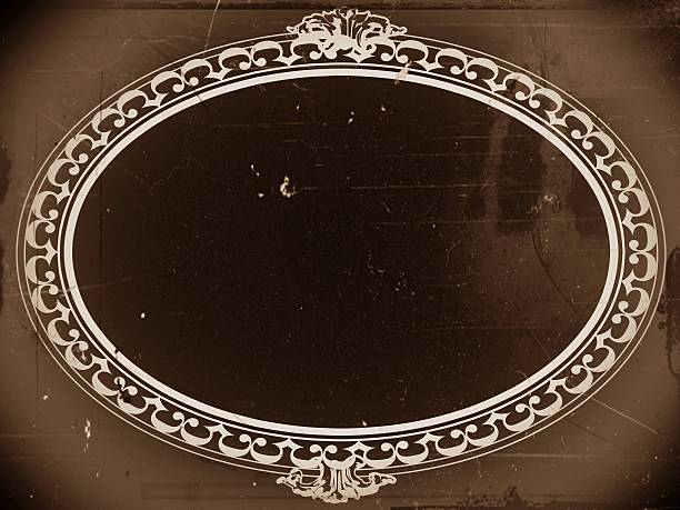 istock images Vintage frame background design 185827554